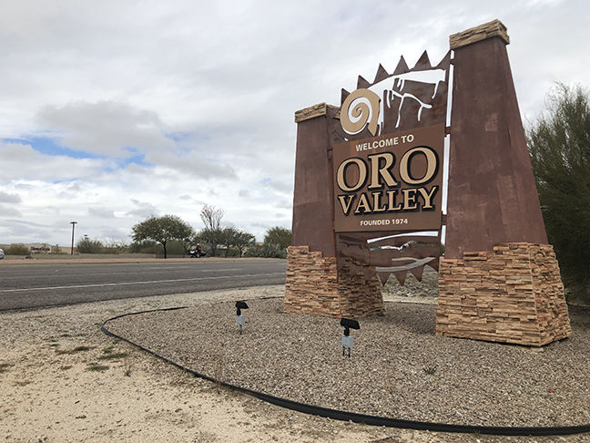 Town of Oro Valley Sign